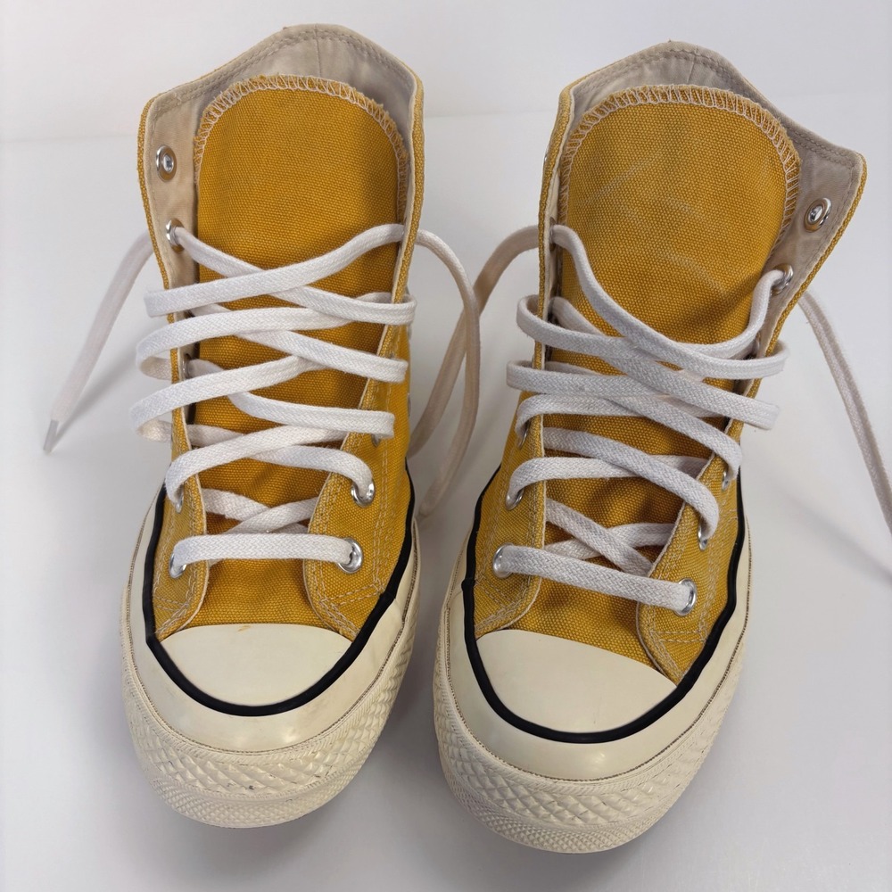 Converse Chuck 70 Hi Sunflower Yellow Hi Top Shoes Womens 7.5 Mens 5.5 162054C - Picture 12 of 12